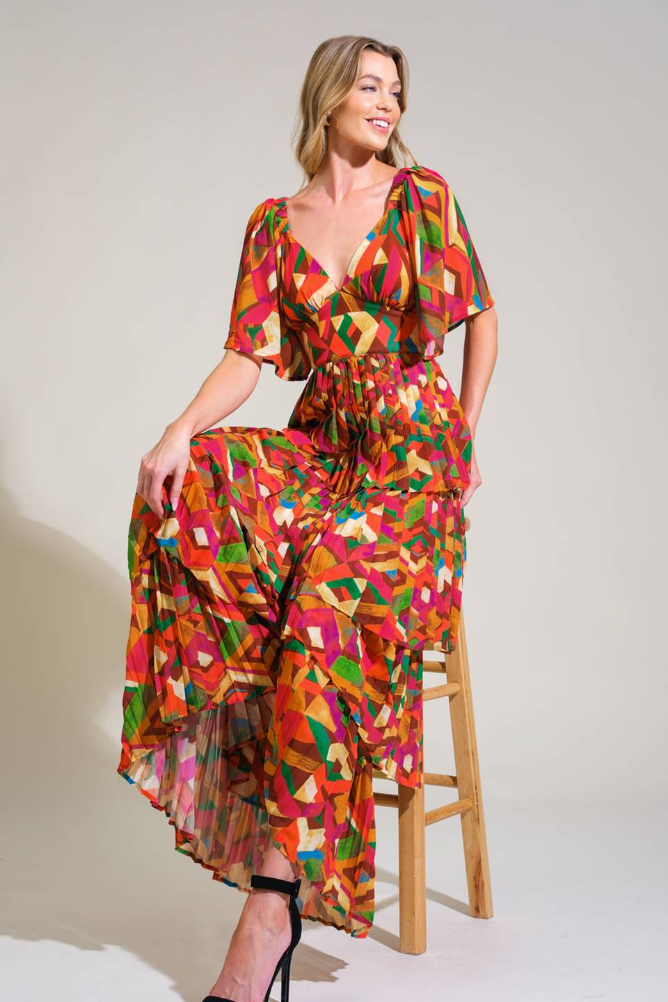 COASTAL DREAMS WOVEN MAXI DRESS Flying Tomato